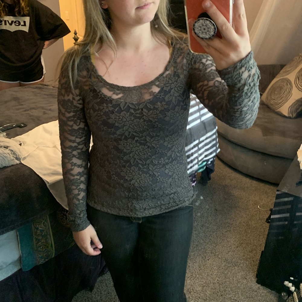 Lace long sleeve